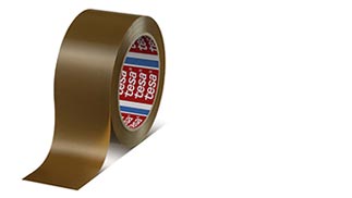 Bruine rol tesa 4124 premium PVC tape afbeelding