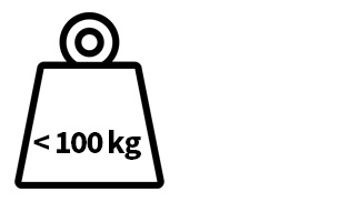 Goederen tot 100 kg