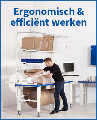 Ergonomisch en efficiënt werken met Storopack (afbeelding)