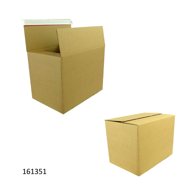 Boîtes postales brunes avec patte autocollante